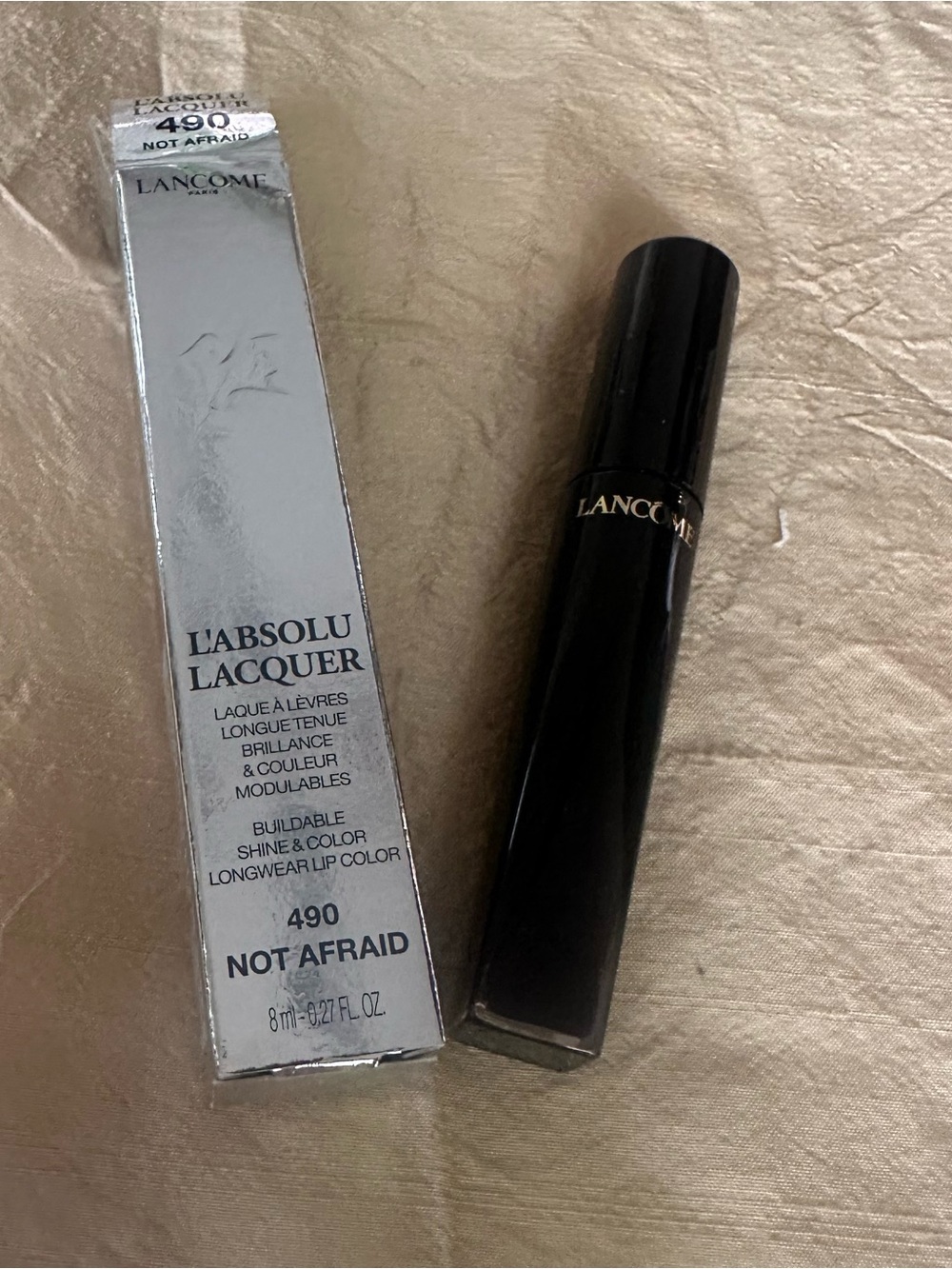 L'Absolu Lacquer Longwear Lip Color - 490 Not Afraid